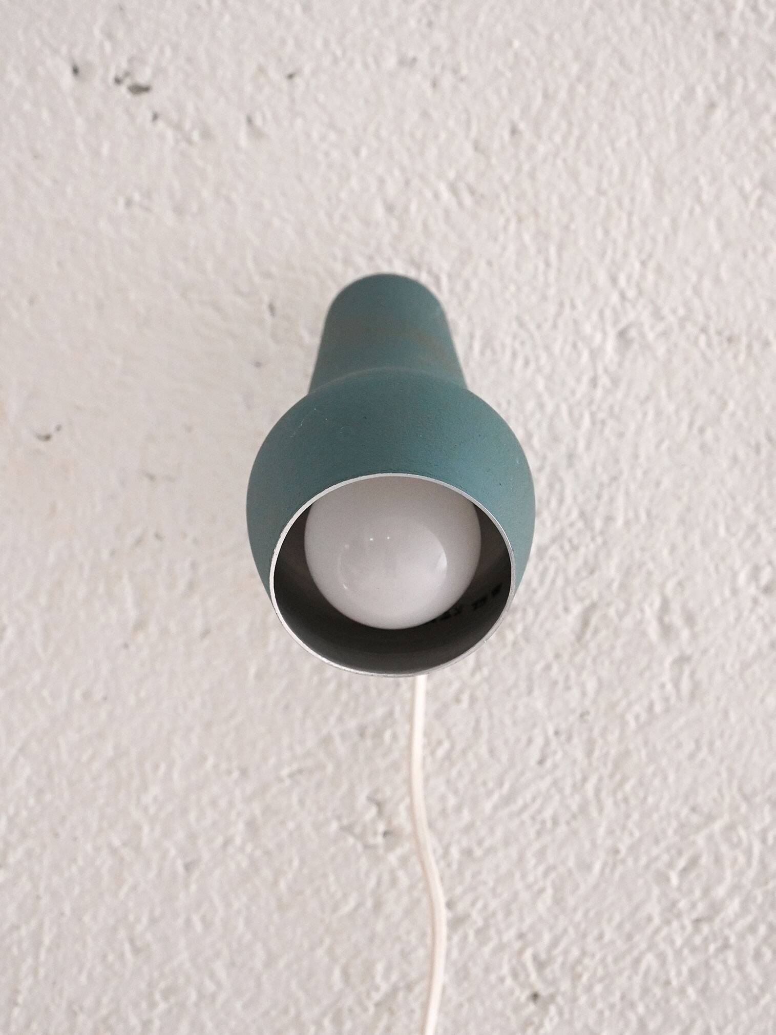 1950s/60s Scandinavian Blue Wall Lamp