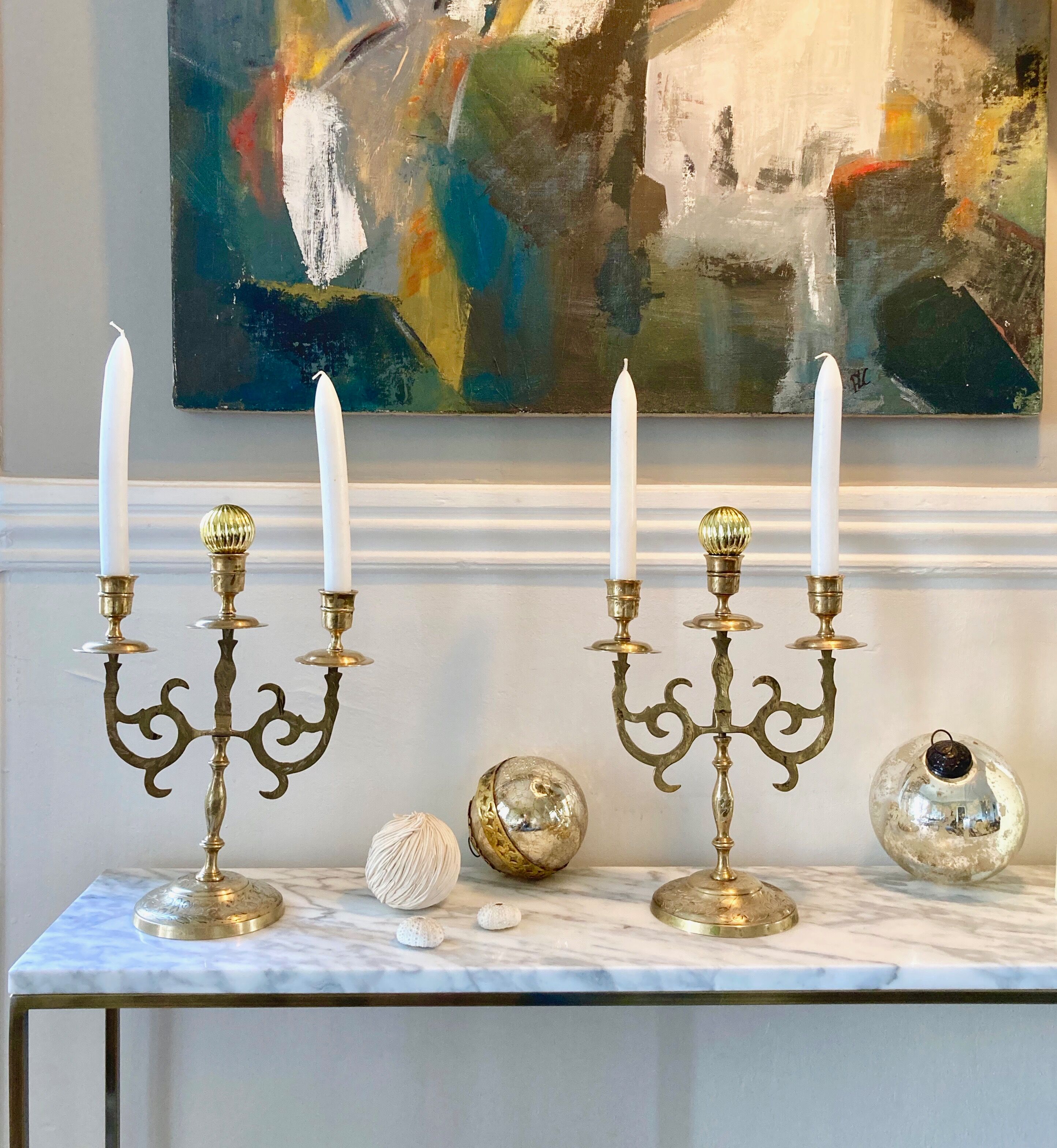 Paire de chandeliers