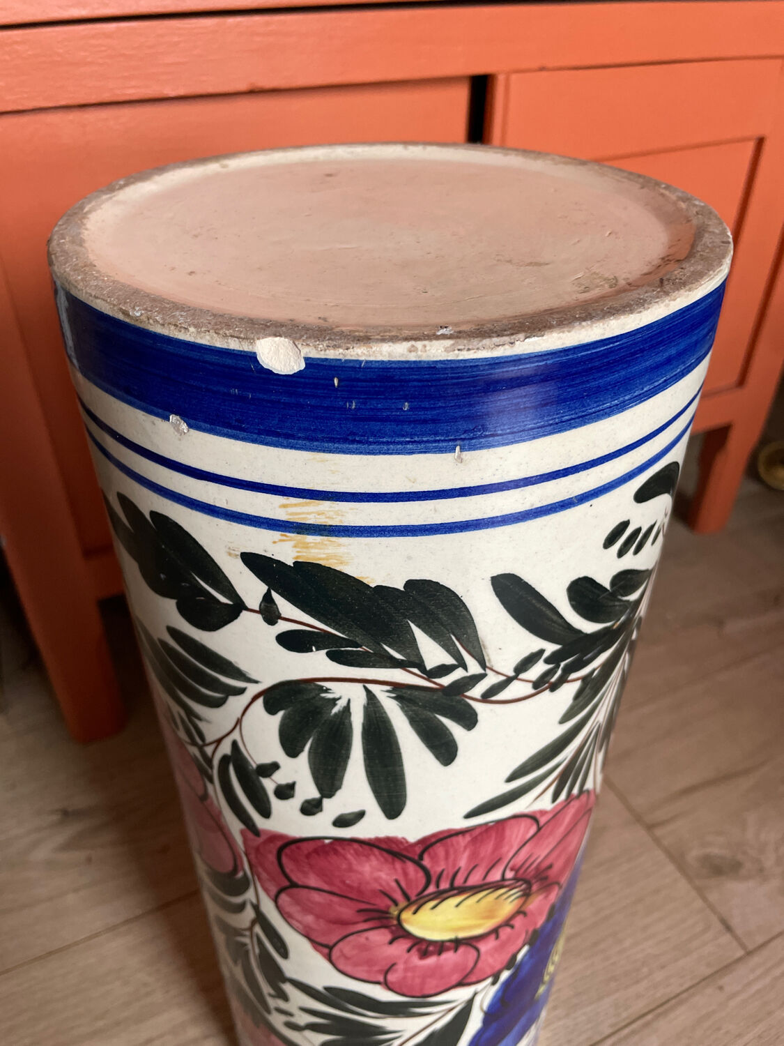 Flowered umbrella door DKZ