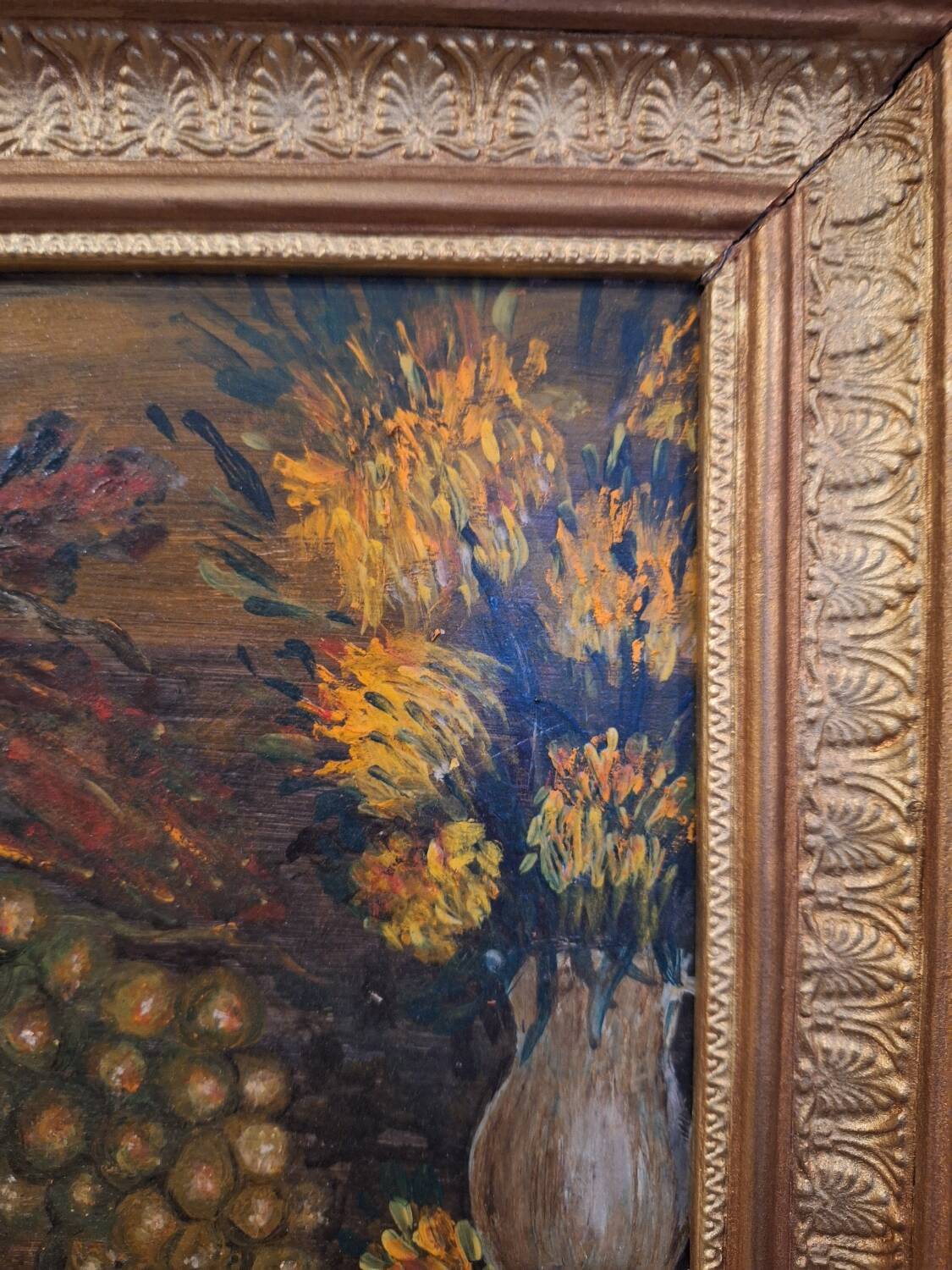 Oil painting on panel