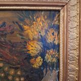 Oil painting on panel