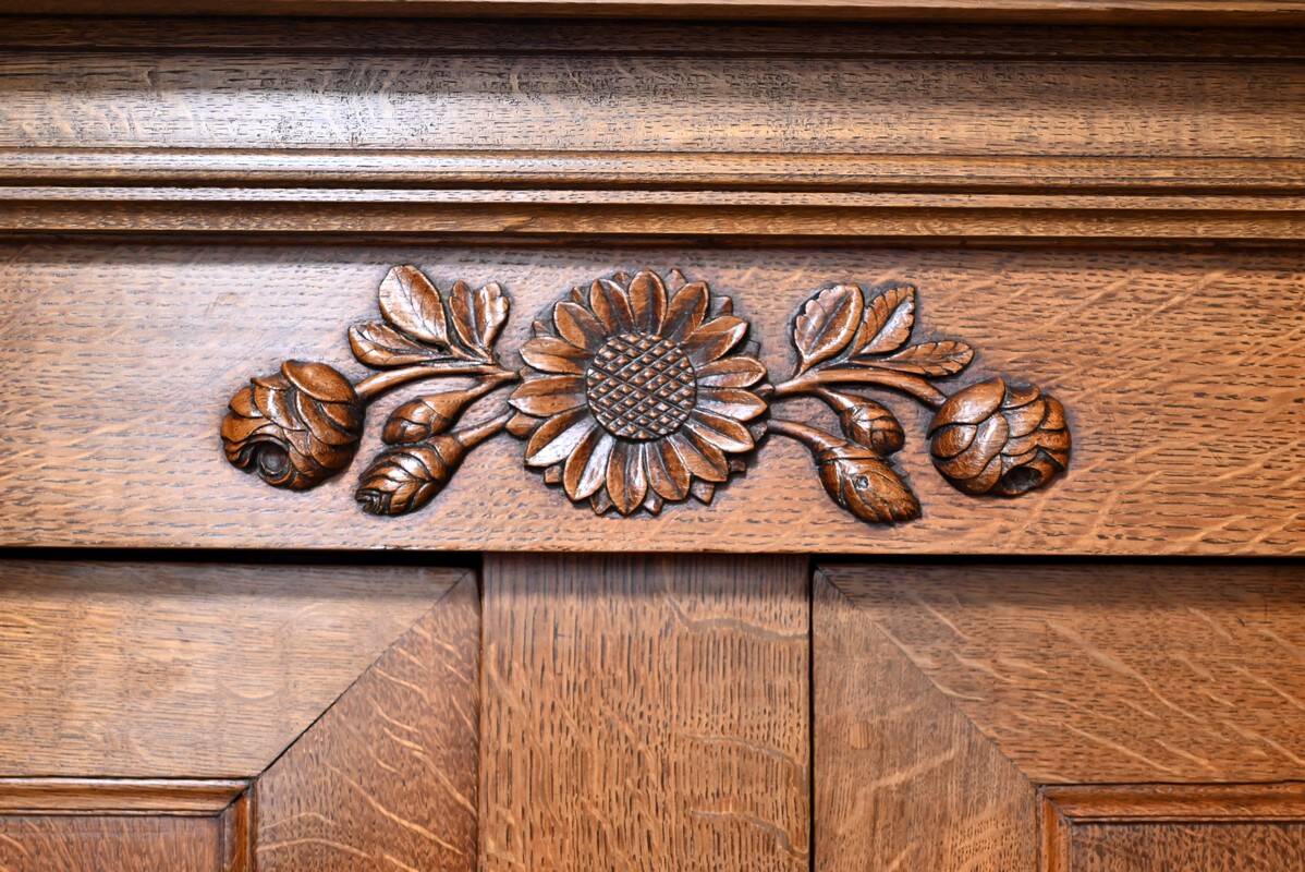 Empire Oak Two-Body Buffet – First Half of the 19th Century