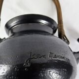 Jean Marais Tea Service, black ceramic 1980