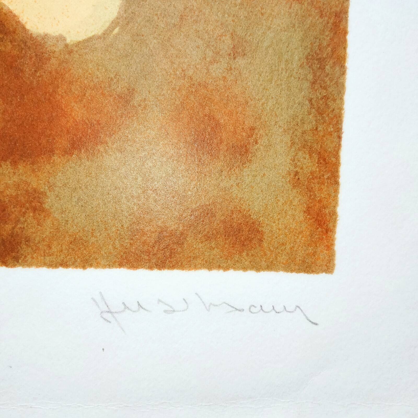 Jean-Claude Allenbach 1947-2007 The Cypresses Signed Lithograph