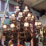 Grapefruit chandelier