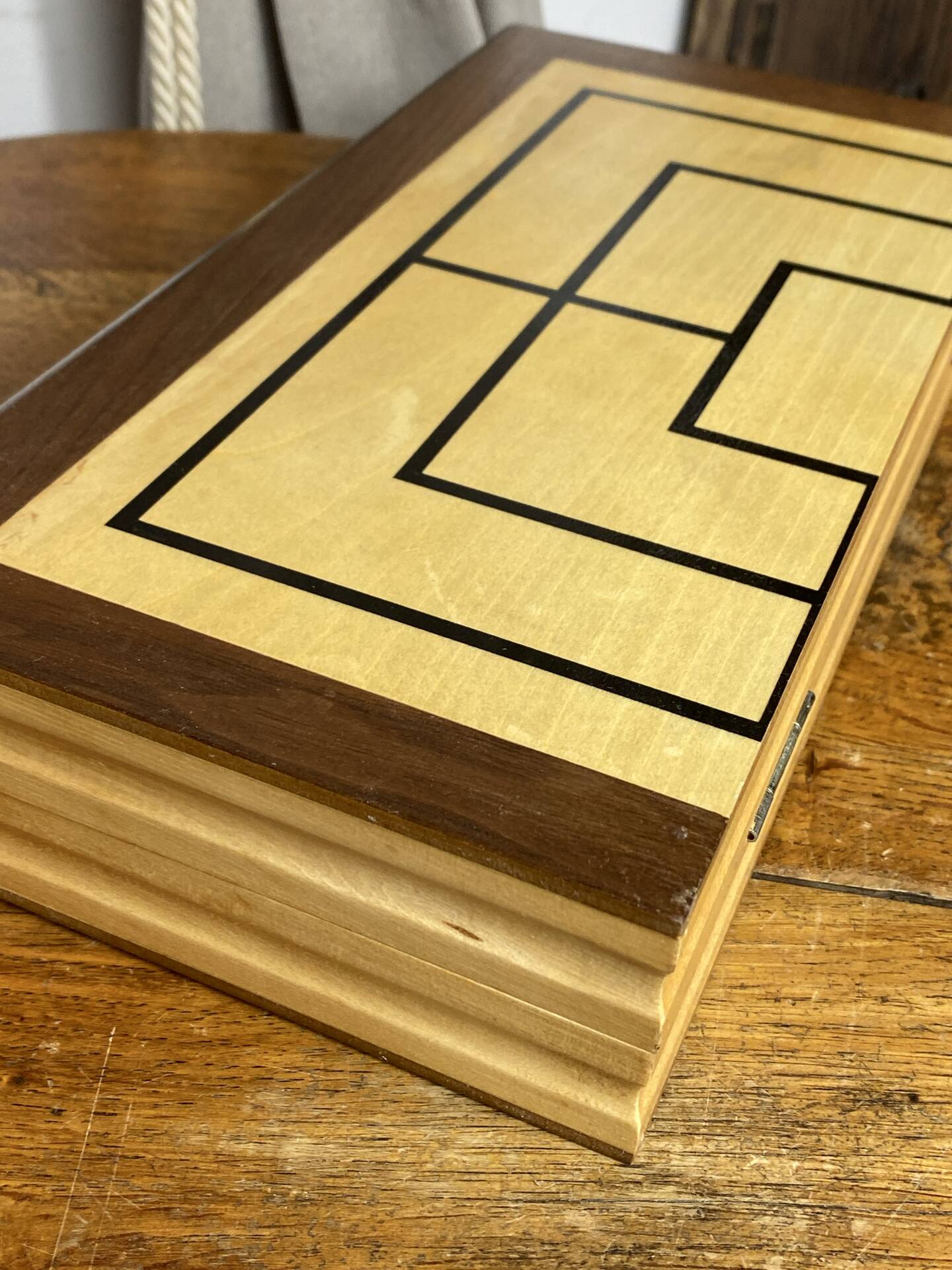 Jeu de backgammon en bois 