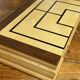Jeu de backgammon en bois 