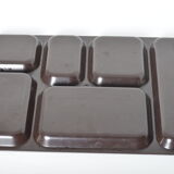 Compartmentalized meal tray 1970