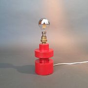 Lampe en bois moderniste 1940/1950.