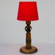 Large pine table lamp by Uno & Östen Kristiansson for Luxus, Sweden