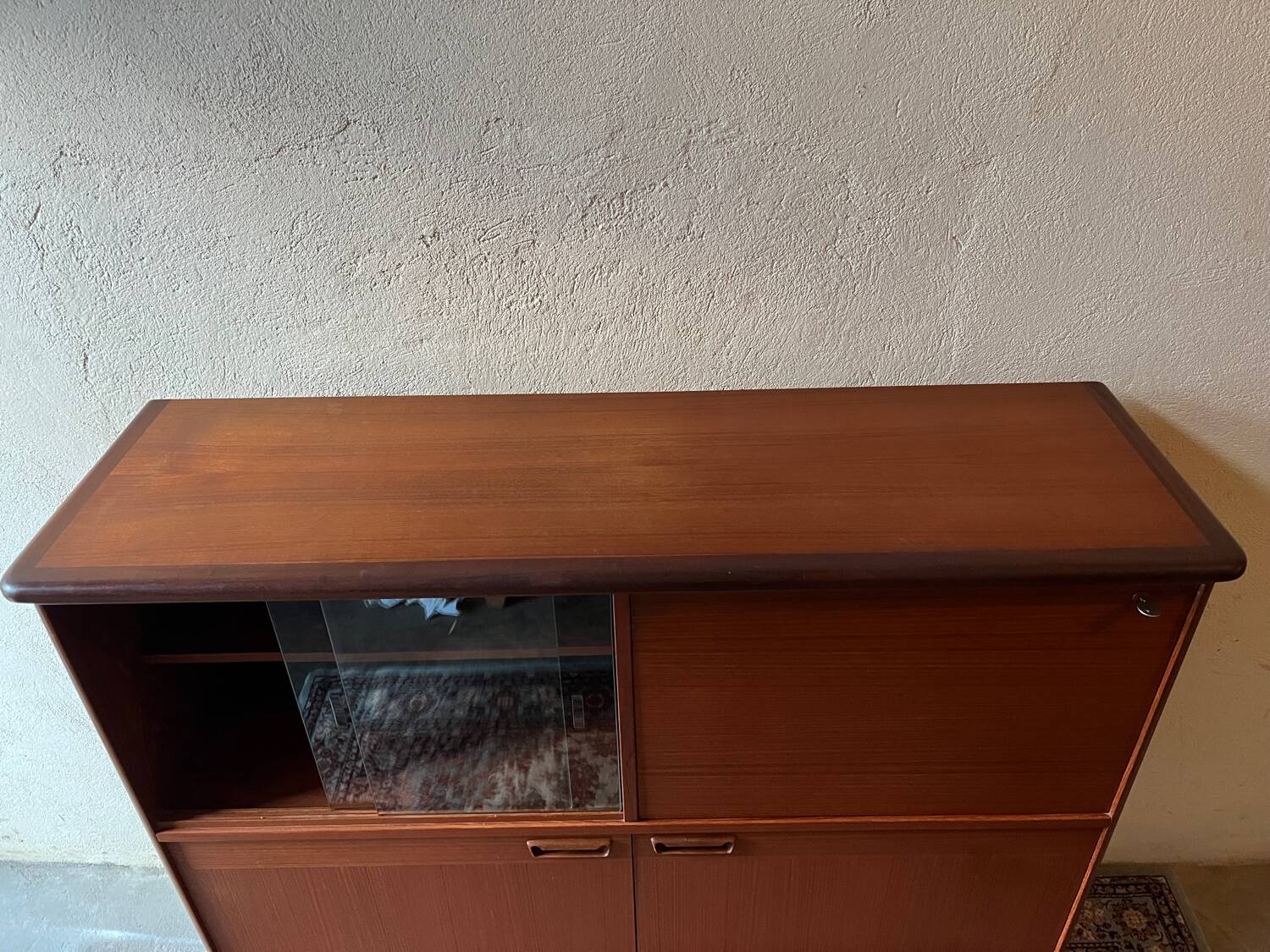 Scandinavian teak bar cabinet from the 1960s