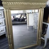 Miroir trumeau doré, 108x86 cm