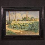 Paysage signé Armando Bezzi années 1920