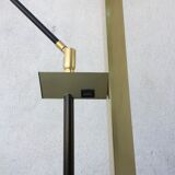 Hallogenous floor lamp with articulated arm