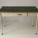 Art Deco industrial hospital doctor's desk with drawer, 1940s, Germany
