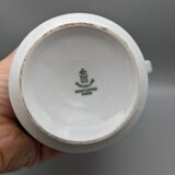Théière cafetière blanche décor floral vintage winterling bavaria