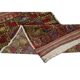 Vintage Scatter Rug, Dark Red Turkish Accent Rug, Door Mat, Handmade Bat Mat, Kitchen Rug