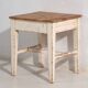 Antique white wooden bedside table (circa 1920)