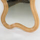 Large "waves" rattan mirror