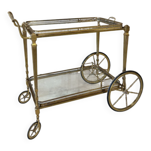 Chariot desserte bar - laiton