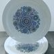 Set of 4 flat plates in Spanish porcelain Pontesa