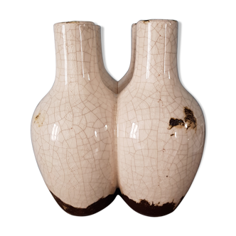 Vase soliflore céramique craquelée