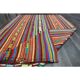 Vintage Turkish Oushak Handmade Wool & Cotton Orange Rug 171x263