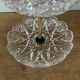Servant or vintage jewelry holder in glass and brass