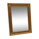 Rectangular mirror in gilded wood