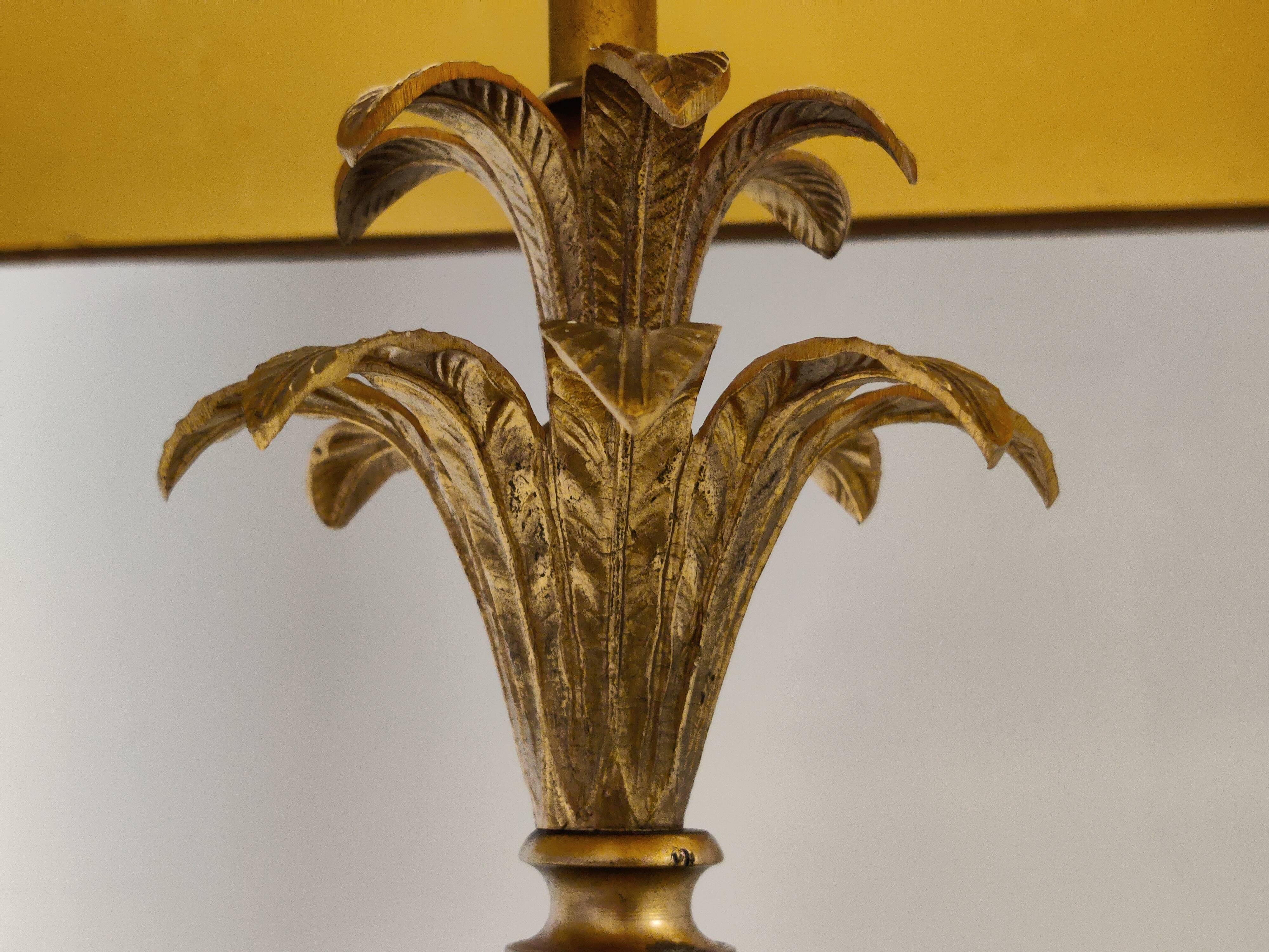 Brass pineapple table lamp, 1970s