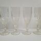 Set 4 verres champagne