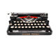 1926 new tape revised black tape underwood typewriter 3 bank