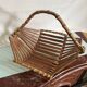 Vintage bamboo basket from the 60s