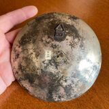 Byzantine bowl G. Halkides in cloisonné enamel on bronze & copper with peacock motif