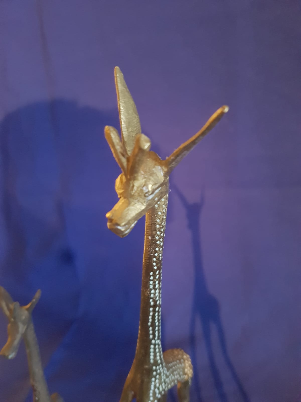 Lot of 3 bronze antelopes