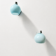 Art Deco porcelain wall lights