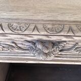 Antique carved and sandblasted sideboard