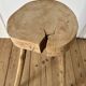 Tabouret tripode haut