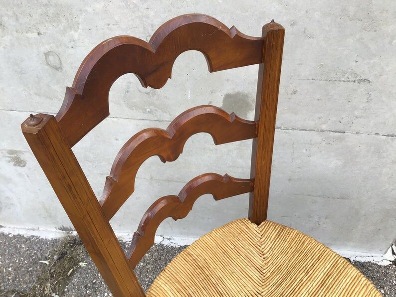 Set of 8 vintage 1930s French chairs