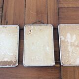 Barbier triptych mirror 21x50cm