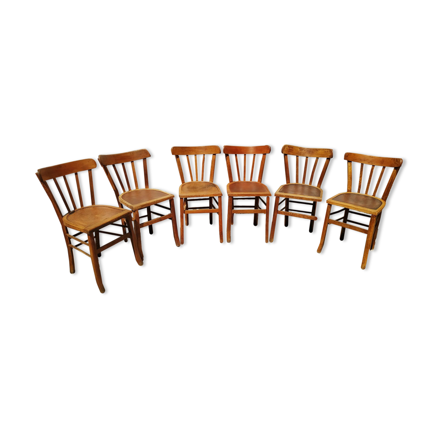 Series of six bistro chairs