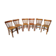 Série de six chaises bistrot