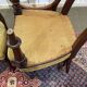 Set of 4 Victorian English chairs, 19th century, in mahogany