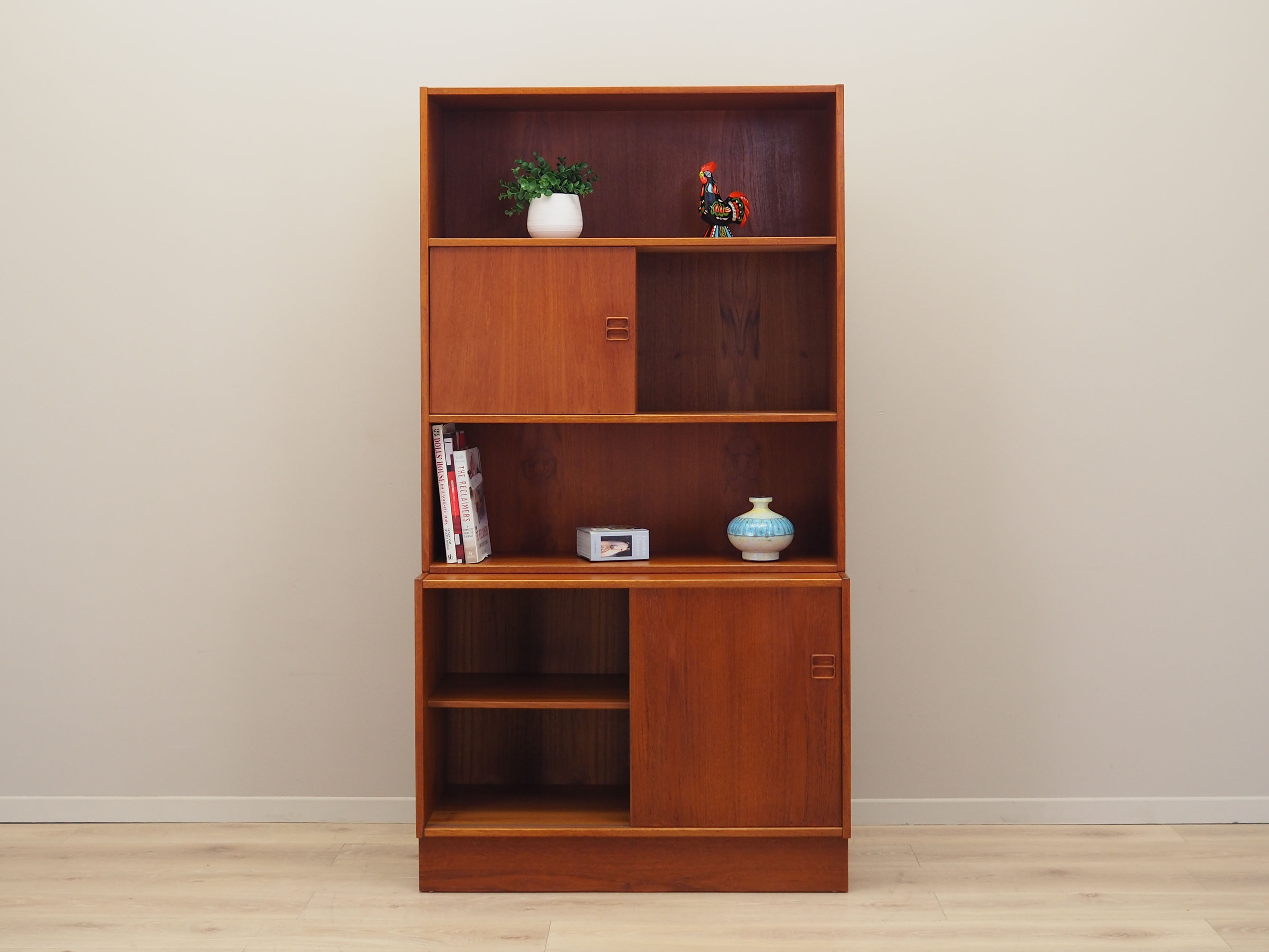 Teak bookcase, Danish design, 1960s, production: Denmark