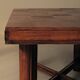 Modernist oak table with a checkerboard top, France, circa 1940.