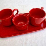 Cups and breakfast tray for 2