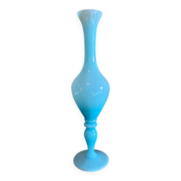 Soliflore opaline bleu