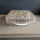 Moulded glass ceiling light