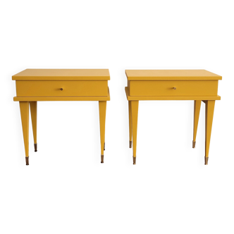 Pair of vintage bedside tables