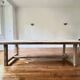 Ancienne Table de Ferme Founder en Chêne Massif 225 cm de long